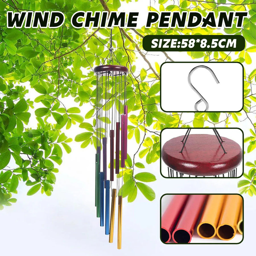 Handmade Multi Tube Wind Chime Outdoor Courtyard Balcony Hanging Decoration