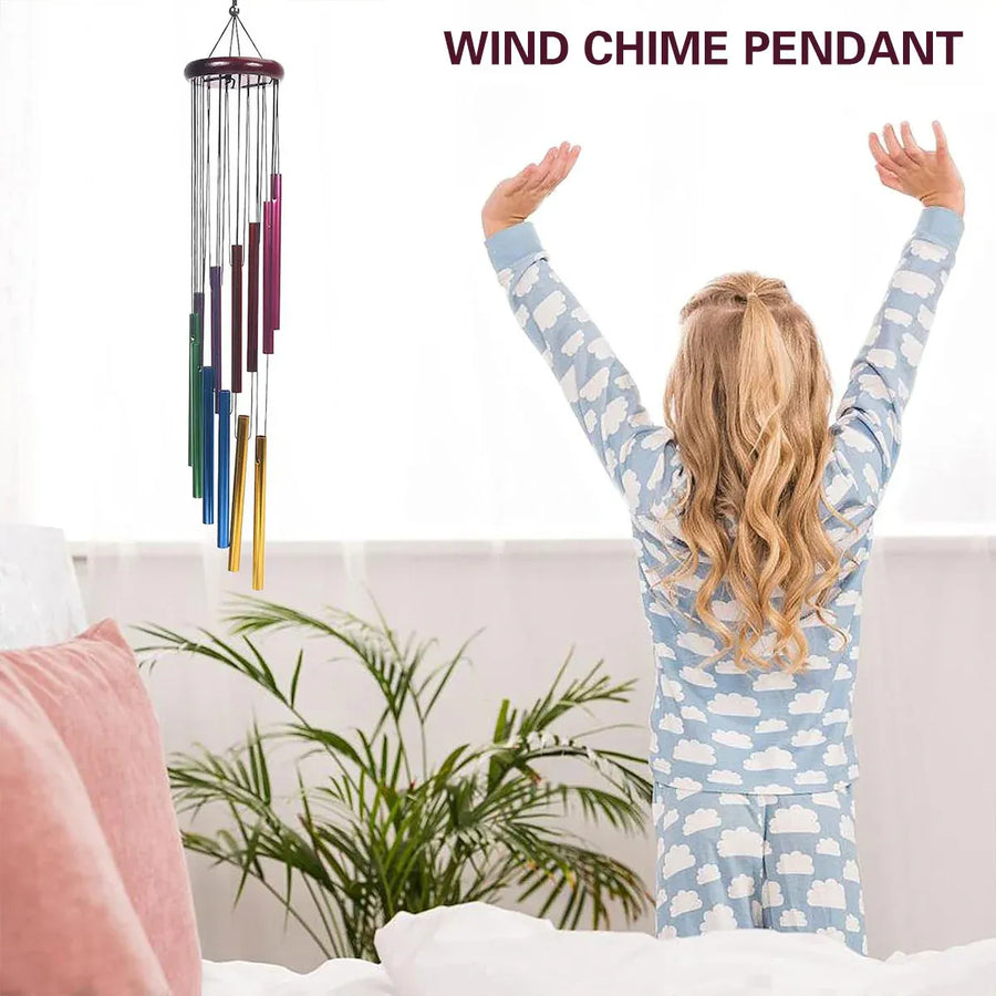 Handmade Multi Tube Wind Chime Outdoor Courtyard Balcony Hanging Decoration