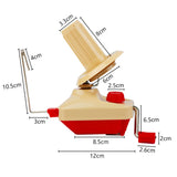Hand Operated Yarn Winder Manual Wool Ball Winding Tool for Knitting Crochet - Side View