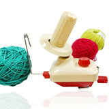 Hand Operated Yarn Winder Manual Wool Ball Winding Tool for Knitting Crochet - 45-Degree Angle