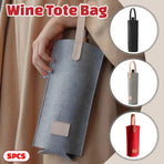 Wine Tote Bag Single Bottle Carrier with Handle High-End for Gift