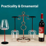 Wine Glass Rack Countertop Freestanding Stemware Rack Wine Glass Stand Racks - 45-Degree Angle