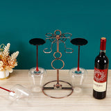 Wine Glass Rack Countertop Freestanding Stemware Rack Wine Glass Stand Racks - Low Angle