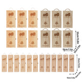 6pcs Red Wine Wooden Gift Box Packaging Storage Box for Wine Bottle Gifts - Single pull-out - Side View