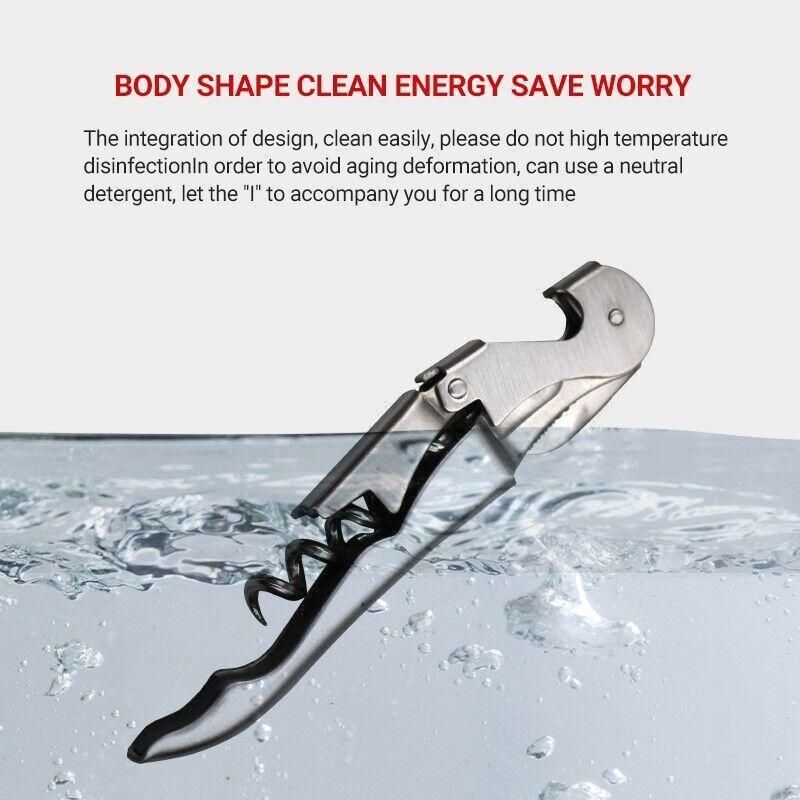 Waiters Friend Corkscrew Stainless Steel Wine Bottle Opener Screw Knife Bar