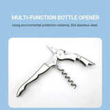 Waiters Friend Corkscrew Stainless Steel Wine Bottle Opener Screw Knife Bar - Extra Image