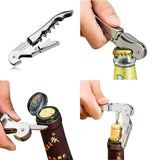 Waiters Friend Corkscrew Stainless Steel Wine Bottle Opener Screw Knife Bar
