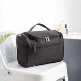 Womens Cosmetic Bag Make Up Case Travel Toiletry Wash Organiser Vanity Nail Box - Wine Red - Extra Image