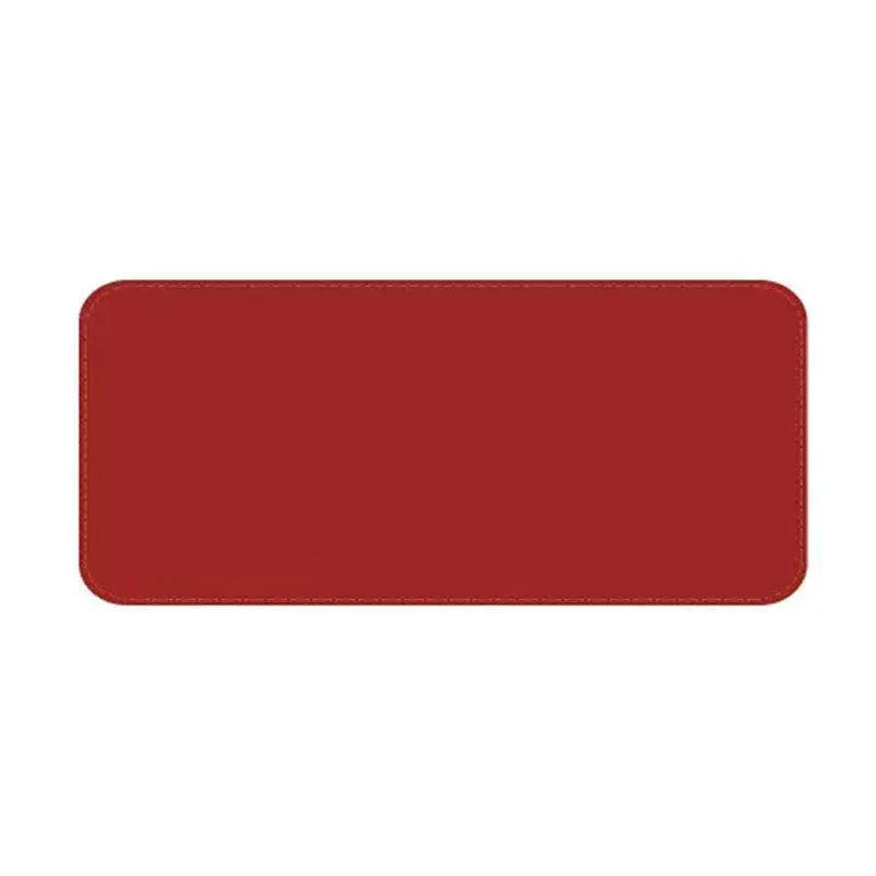 Large Leather Gaming Mouse Pad Waterproof Desk Keyboard Mat 120 x 60cm - Wine Red