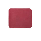 Leather Mouse Pad Gaming Waterproof Desk Mat 25 x 21cm Anti Slip - Wine Red
