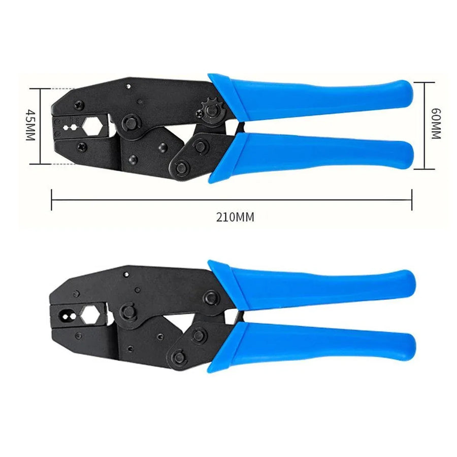 Cable Crimper Non-Insulated Electrical Ferrule Ratchet Wire Plier Crimping Tool