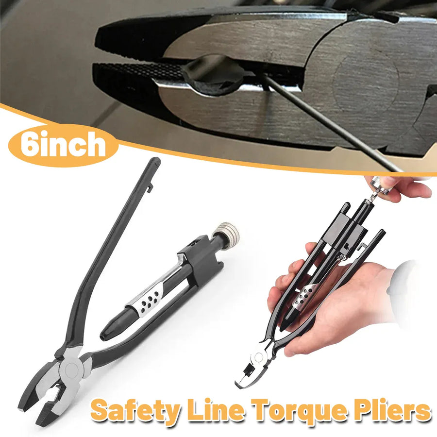 6 Inch Lock Wire Twisting Pliers Aviation Motorcycle Fuse Grip Tool