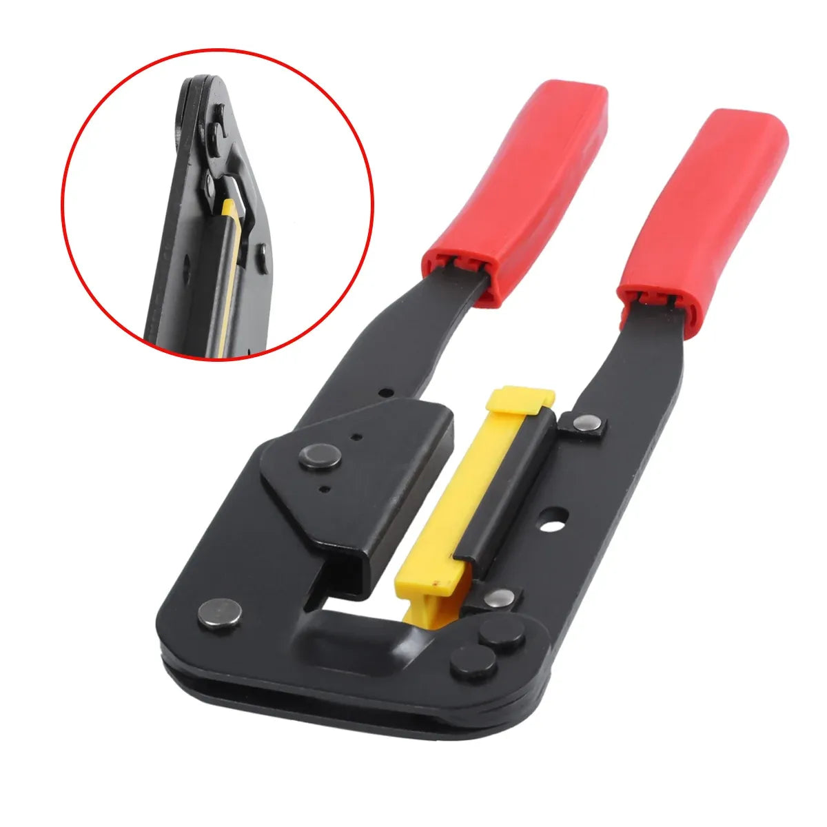 IDC Crimping Plier Tool For Flat Ribbon Cable Connector Installation PC Repair