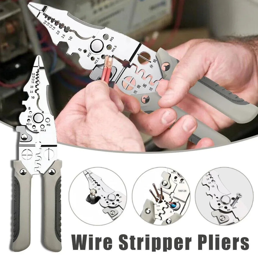 1-Piece 21.7 cm Wire Stripping Pliers