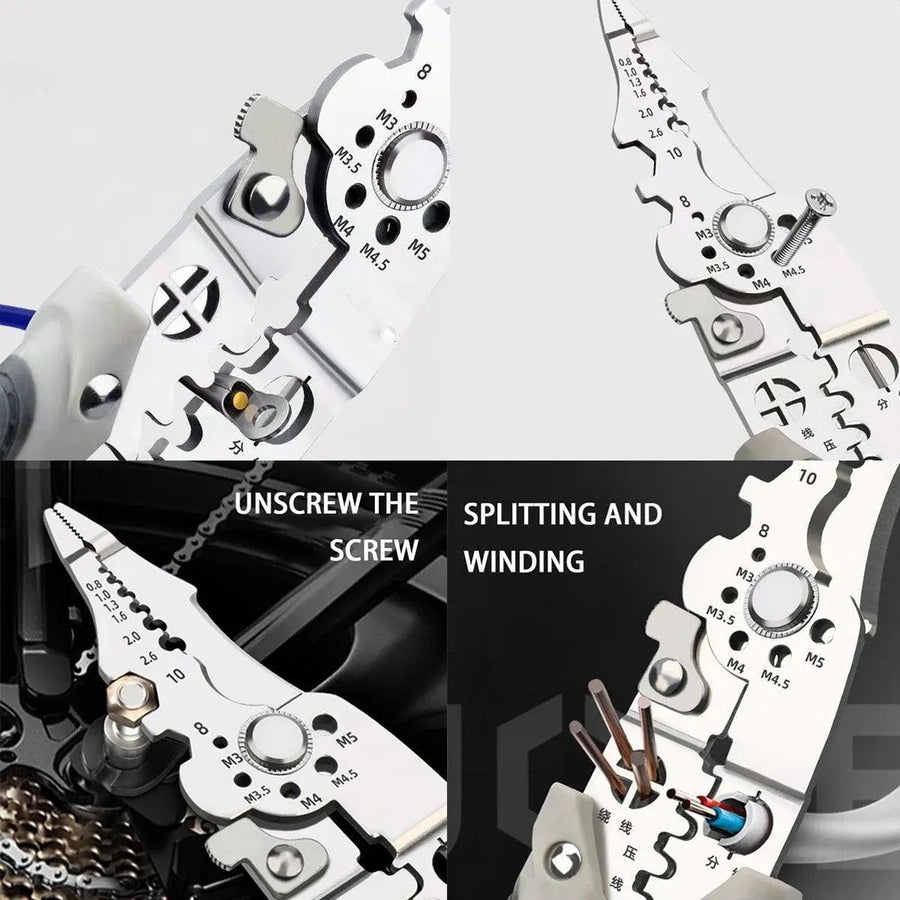 1-Piece 21.7 cm Wire Stripping Pliers