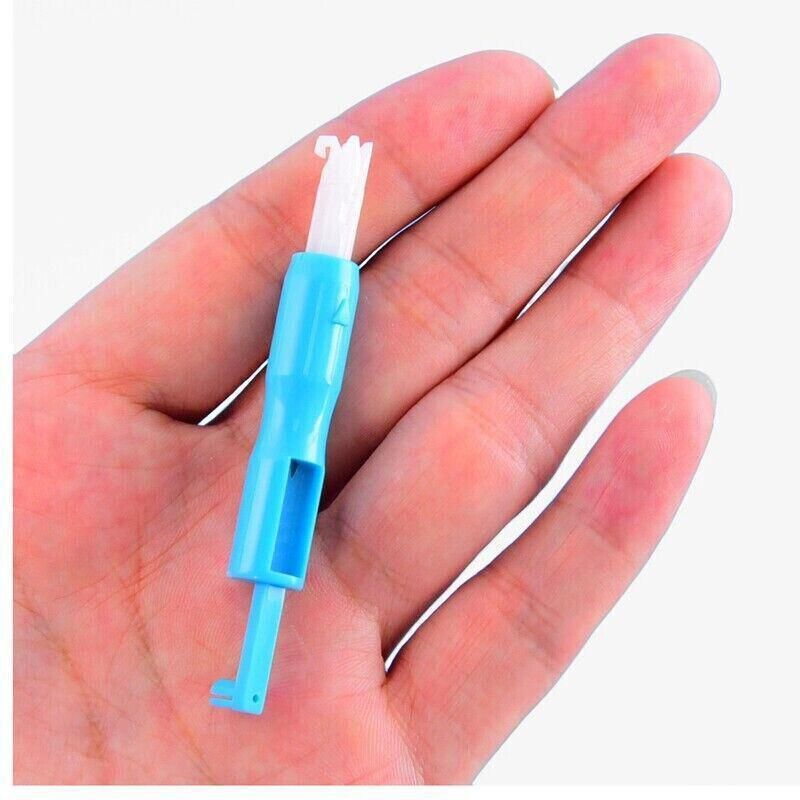 3x Automatic Needle Threader -Insertion Handle Tools Sewing Machine - White