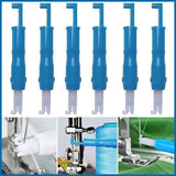 3x Automatic Needle Threader -Insertion Handle Tools Sewing Machine - White