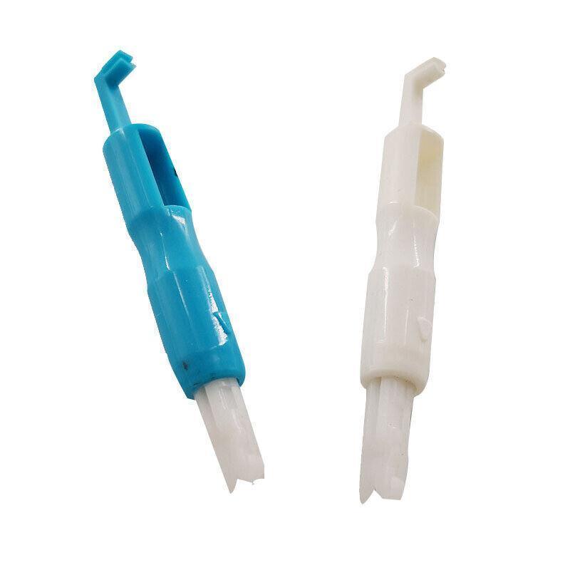 3x Automatic Needle Threader -Insertion Handle Tools Sewing Machine - White