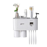 Multifunctional Toothbrush Holder Handfree Automatic Toothpaste Dispenser Set