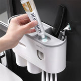 Multifunctional Toothbrush Holder Handfree Automatic Toothpaste Dispenser Set