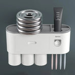 Multifunctional Toothbrush Holder Handfree Automatic Toothpaste Dispenser Set