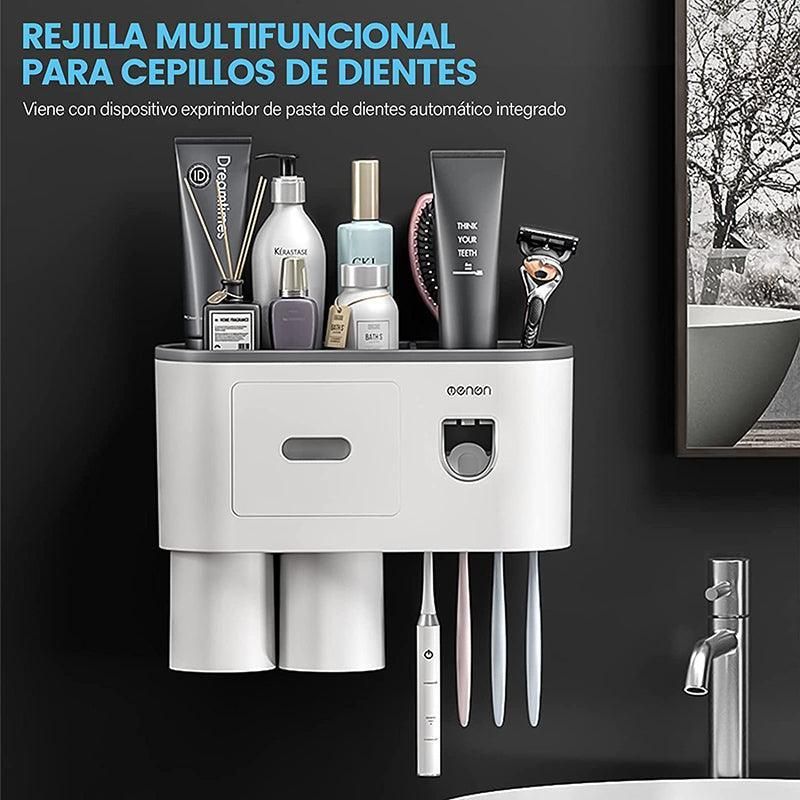 Multifunctional Toothbrush Holder Handfree Automatic Toothpaste Dispenser Set
