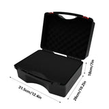Multi-Functional Plastic Tool Box Portable Large Capacity Tool Storage Box - Side View