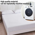 Waterproof Mattress Protector Fitted Sheet Bed Cover for Single King Single Double Queen - 152x203cm