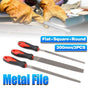 3pcs Woodworking File Trimming Sanding Tool Set for Wood Metal Shaping Smoothing