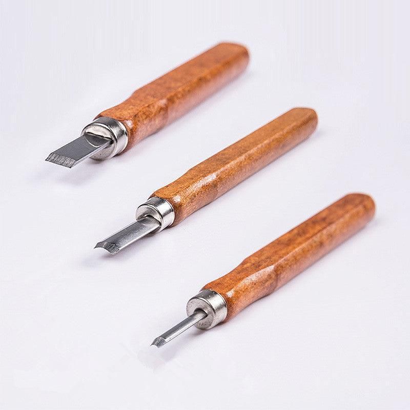 12Pcs Wood Carving Tool Chisels Set Woodcut Knife Arts Crafts Woodworking Chisel