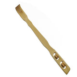 Long Handle Bamboo Back Scratcher Stick for Itch Relief and Easy Reach 46cm 2PCS - Front View