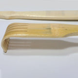 Long Handle Bamboo Back Scratcher Stick for Itch Relief and Easy Reach 46cm 2PCS - Top-Down View