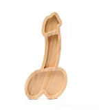 Wooden Cheese Board Serving Aperitif Board Charcuterie Board Meat Cheese Platter - S (24CM) - Close-Up Angle