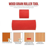 2PCS Wood Graining Tool Wood Grain Wall Art Paint For Wall Painting Decor DIY - Extra Image