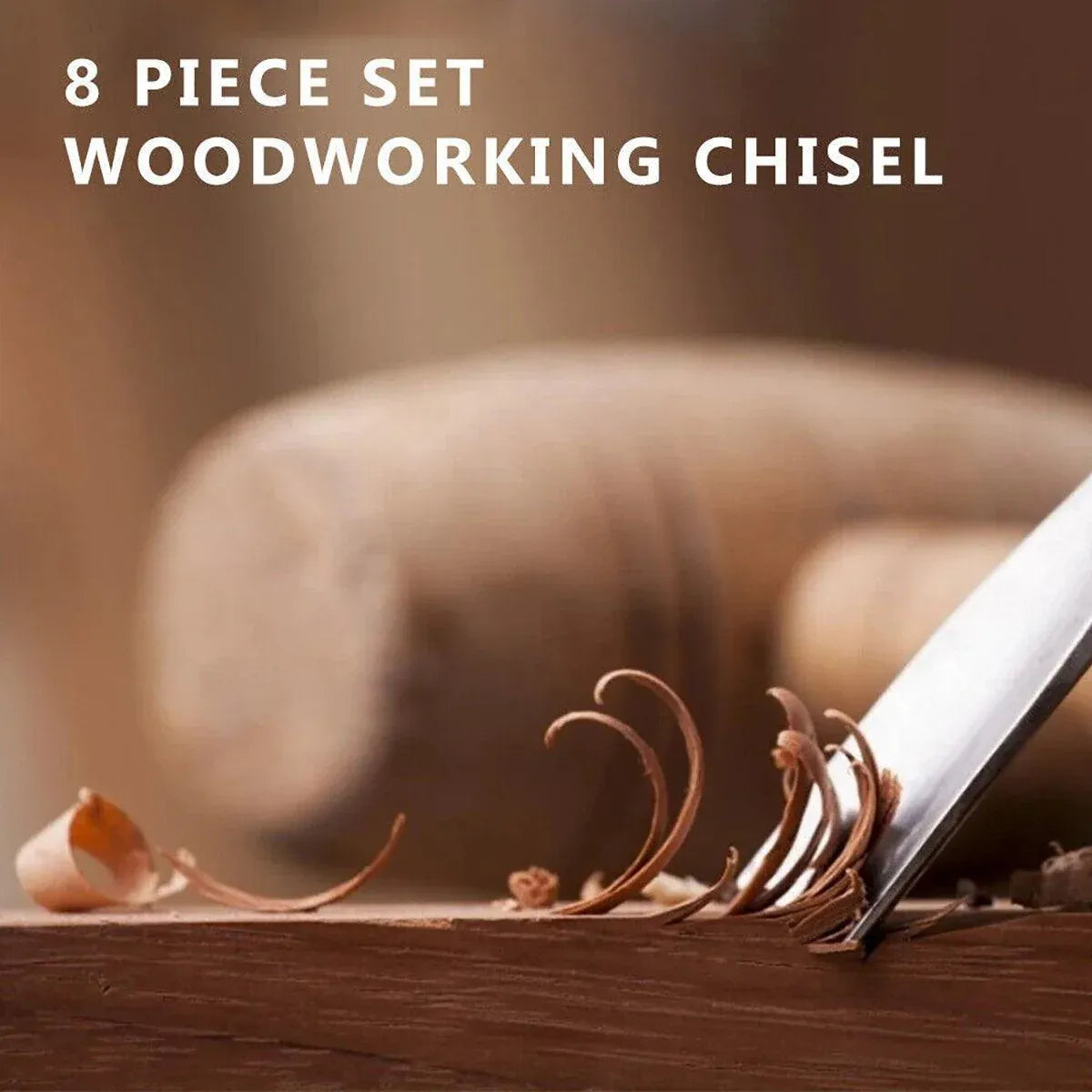 8X Heavy Duty HSS Wood Lathe Chisel Set Turning Wood Tools Carving GougeDurable