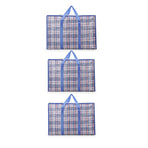 10PCS Large Waterproof Moving Packing Bags Woven Storage Luggage Quilt Bags - Medium
