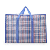 10PCS Large Waterproof Moving Packing Bags Woven Storage Luggage Quilt Bags - Medium - Rear View