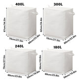 Large Capacity Moving Bag Packing Quilt Storage Luggage Clothing Organizer Tote - 180L - Side View