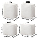 Large Capacity Moving Bag Packing Quilt Storage Luggage Clothing Organizer Tote - 240L
