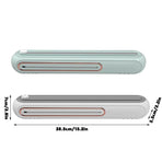 Cling Film Cutter Box Plastic Wrap Dispenser Sliding Container Fits Rolls up to 32cm - Green