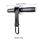 1-Piece Forearm and Wrist Roller Trainer, Black