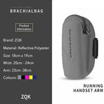 Universal Outdoor Sports Armband Case Phone Holder Gym Running Jogging Arm Band - Pink