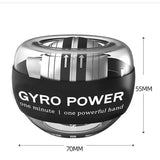 Led Wrist Ball Trainer Relax Gyroscope Ball Muscle Power Ball Gyro Arm Exerciser - Low Angle