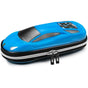 Large Capacity Stationery Box Three Layer Multifunctional Pencil Bag Case - Blue