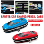 Large Capacity Stationery Box Three Layer Multifunctional Pencil Bag Case - Blue