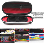 Large Capacity Stationery Box Three Layer Multifunctional Pencil Bag Case - Blue