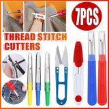 7PCS Seam Ripper and Thread Snips Set for Sewing Stitch Removal and Craft Cutting