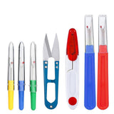 7PCS Seam Ripper and Thread Snips Set for Sewing Stitch Removal and Craft Cutting - Front View