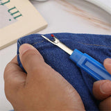 7PCS Seam Ripper and Thread Snips Set for Sewing Stitch Removal and Craft Cutting - 45-Degree Angle