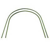 6PCS Greenhouse Plant Hoops Garden Tunnel Support for Row Covers and Netting - Front View